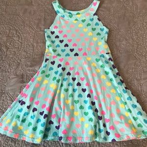 Rainbow heart dress